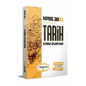 Yediiklim Yayınları 2022 KPSS Genel Kültür Tarih Soru Dünyası