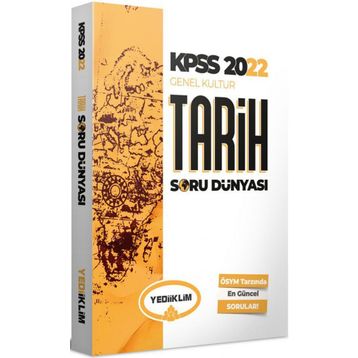 Yediiklim Yayınları 2022 KPSS Genel Kültür Tarih Soru Dünyası