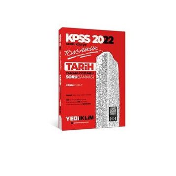 Yediiklim Yayınları 2022 KPSS Genel Kültür Tonyukuk Tarih Tamamı Çözümlü Soru Bankası
