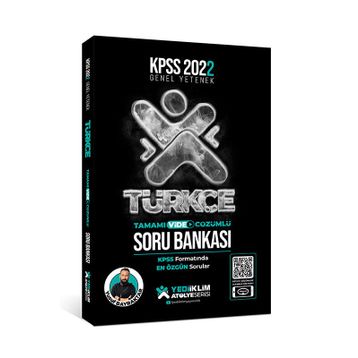 Yediiklim Yayınları 2022 KPSS Genel Yetenek Atölye Serisi Türkçe Tamamı Video Çözümlü Soru Bankası