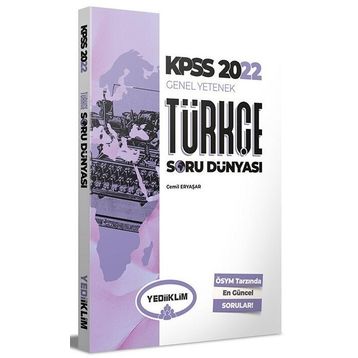 Yediiklim Yayınları 2022 KPSS Genel Yetenek Türkçe Soru Dünyası