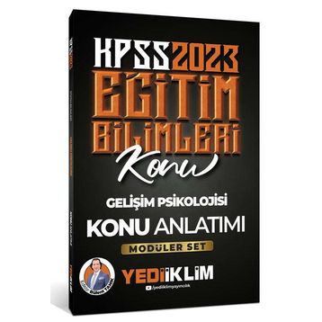 Yediiklim Yayınları 2023 KPSS Eğitim Bilimleri Gelişim Psikolojisi Konu Anlatımı