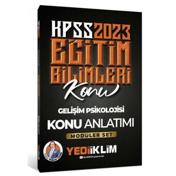 Yediiklim Yayınları 2023 KPSS Eğitim Bilimleri Gelişim Psikolojisi Konu Anlatımı