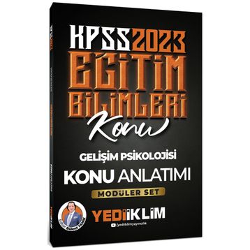 Yediiklim Yayınları 2023 KPSS Eğitim Bilimleri Gelişim Psikolojisi Konu Anlatımı