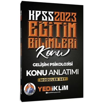 Yediiklim Yayınları 2023 KPSS Eğitim Bilimleri Gelişim Psikolojisi Konu Anlatımı