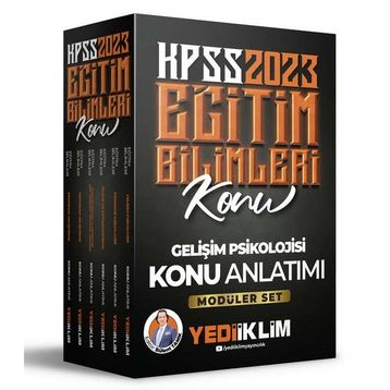 Yediiklim Yayınları 2023 KPSS Eğitim Bilimleri Konu Anlatımlı Modüler Set