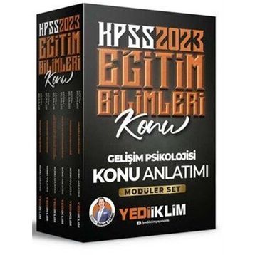 Yediiklim Yayınları 2023 KPSS Eğitim Bilimleri Konu Anlatımlı Modüler Set