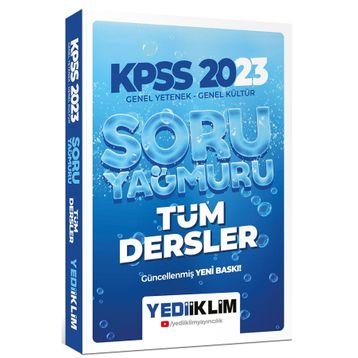 Yediiklim Yayınları 2023 KPSS Genel Yetenek Genel Kültür Tüm Dersler Soru Yağmuru