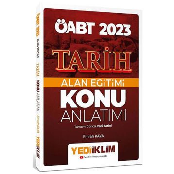 Yediiklim Yayınları 2023 ÖABT Tarih Alan Eğitimi Konu Anlatımı