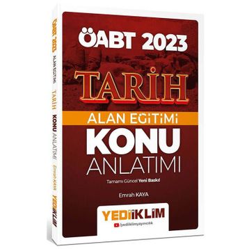 Yediiklim Yayınları 2023 ÖABT Tarih Alan Eğitimi Konu Anlatımı
