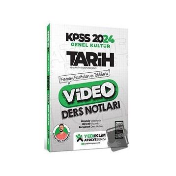 Yediiklim Yayınları 2024 Kpss Atölye Serisi Tarih Video Ders Notları