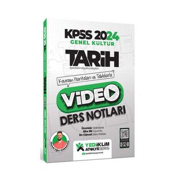 Yediiklim Yayınları 2024 Kpss Atölye Serisi Tarih Video Ders Notları