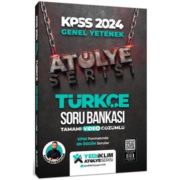 Yediiklim Yayınları 2024 Kpss Atölye Serisi Türkçe Tamamı Video Çözümlü Soru Bankası