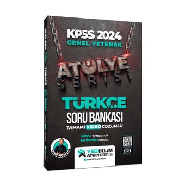 Yediiklim Yayınları 2024 Kpss Atölye Serisi Türkçe Tamamı Video Çözümlü Soru Bankası