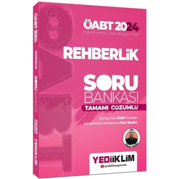 Yediiklim Yayınları - 2024 ÖABT Rehberlik Tamamı Çözümlü Soru Bankası