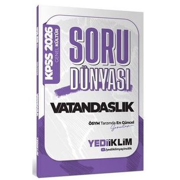 Yediiklim Yayınları 2026 Genel Kültür Vatandaşlık Soru Dünyası