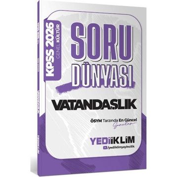 Yediiklim Yayınları 2026 Genel Kültür Vatandaşlık Soru Dünyası