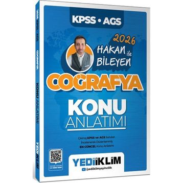 Yediiklim Yayınları 2026 KPSS AGS Coğrafya Konu Anlatımı