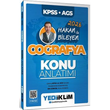 Yediiklim Yayınları 2026 KPSS AGS Coğrafya Konu Anlatımı