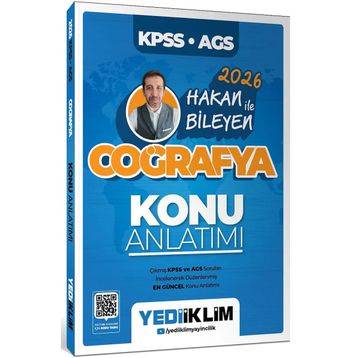 Yediiklim Yayınları 2026 KPSS AGS Coğrafya Konu Anlatımı