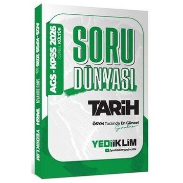 Yediiklim Yayınları 2026 KPSS AGS Genel Kültür Tarih Soru Dünyası