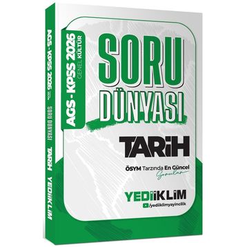 Yediiklim Yayınları 2026 KPSS AGS Genel Kültür Tarih Soru Dünyası