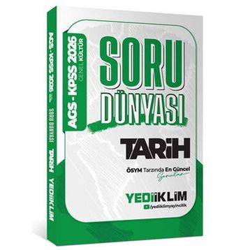 Yediiklim Yayınları 2026 KPSS AGS Genel Kültür Tarih Soru Dünyası