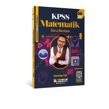 Yediiklim Yayınları 2026 KPSS Atölye Serisi Genel Yetenek Matematik Tamamı Video Çözümlü Soru Bankası