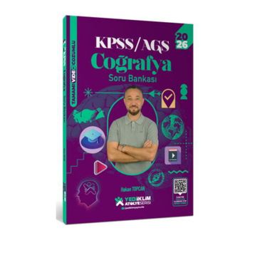 Yediiklim Yayınları 2026 KPSS Genel Kültür Atölye Serisi Coğrafya Tamamı Video Çözümlü Soru Bankası