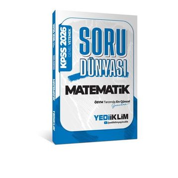 Yediiklim Yayınları 2026 KPSS Genel Yetenek Matematik Soru Dünyası