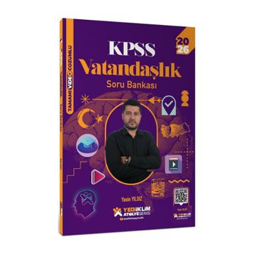 Yediiklim Yayınları Atölye Serisi 2026 KPSS Genel Kültür Vatandaşlık Tamamı Video Çözümlü Soru Bankası