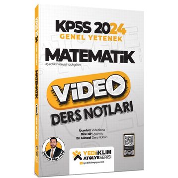 Yediiklim Yayınları Mehmet Bilge Yıldız 2024 Kpss Atölye Serisi Matematik Video Ders Notları