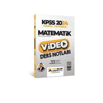 Yediiklim Yayınları Mehmet Bilge Yıldız 2024 Kpss Atölye Serisi Matematik Video Ders Notları