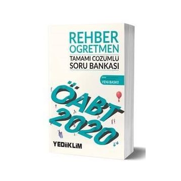 Yediiklim Yayınları ÖABT Rehber Öğretmen Tamamı Çözümlü Soru Bankası
