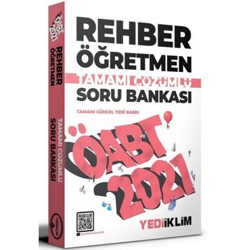 Yediiklim Yayınları ÖABT Rehber Öğretmen Tamamı Çözümlü Soru Bankası