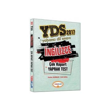 Yediiklim YDS İngilizce Çek Kopart Yaprak Test