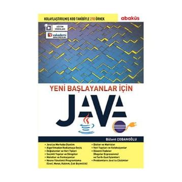 Yeni Başlayanlar için Java - Bülent Çobanoğlu