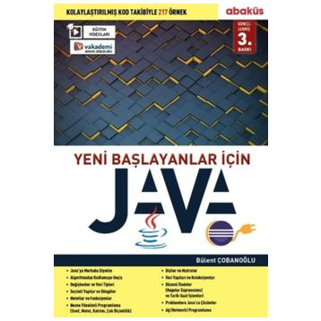 Yeni Başlayanlar İçin Java Eğitim Videolu-Abaküs Yayınları