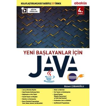 Yeni Başlayanlar İçin Java Eğitim Videolu-Abaküs Yayınları