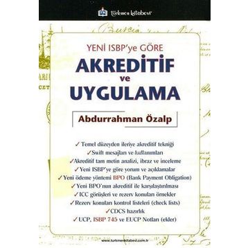 Yeni ISBP’ye Göre Akreditif ve Uygulama - Abdurrahman Özalp