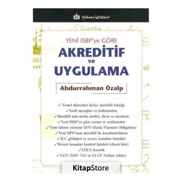 Yeni ISBP’ye Göre Akreditif ve Uygulama - Abdurrahman Özalp