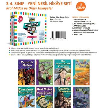 Yeni Nesil Hikaye Seti 3-4. Sınıf Kırmızı - Martı Çocuk Yayınları
