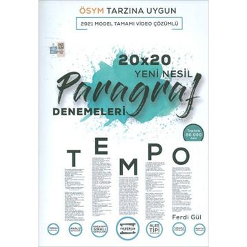 Yeni Nesil ÖSYM Tipi 20x20 Paragraf Denemeleri 2020 - Fragman Yayınları