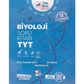 Yeni Nesil Yayınevi Yeni 2020 TYT Biyoloji Soru Kitabı