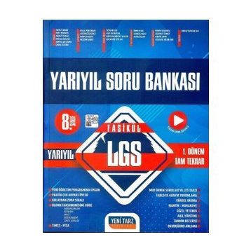 Yeni Tarz Yayınları - 8. Sınıf LGS Fasikül Yarıyıl Soru Bankası