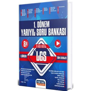 Yeni Tarz Yayınları - 8. Sınıf LGS Fasikül Yarıyıl Soru Bankası