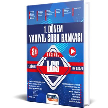 Yeni Tarz Yayınları - 8. Sınıf LGS Fasikül Yarıyıl Soru Bankası