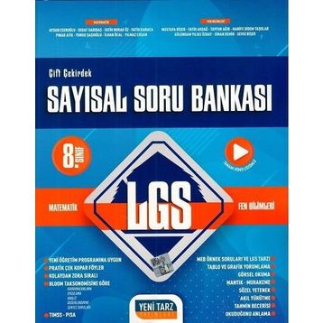 Yeni Tarz Yayınları 8. Sınıf LGS Sayısal Soru Bankası