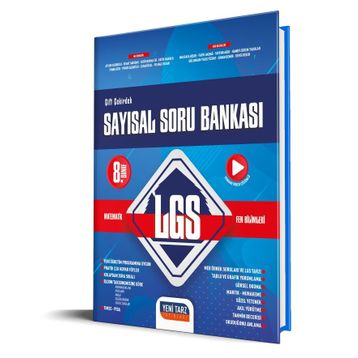 Yeni Tarz Yayınları 8. Sınıf LGS Sayısal Soru Bankası