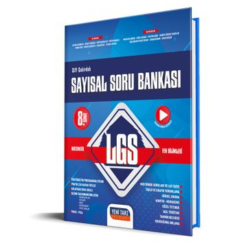 Yeni Tarz Yayınları 8. Sınıf LGS Sayısal Soru Bankası